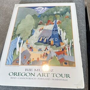 Rie Munoz Single Piece Art Prints Oregon art tour 1994